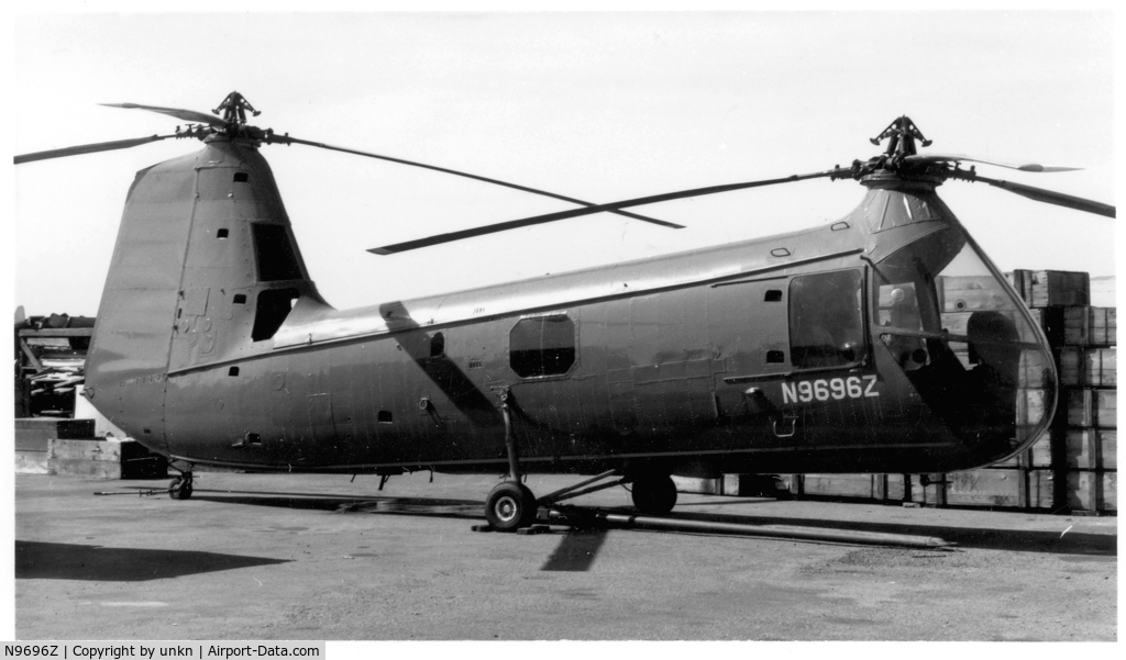 N9696Z, 1965 Piasecki UH-25C Retriever C/N 147626, Found this picture in a collection of former aviation enthousiast