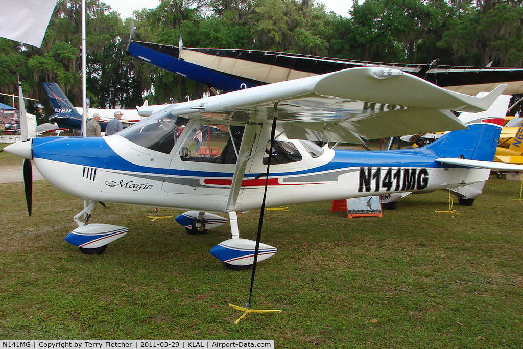 N141MG, 2010 Apollo Aircraft MAGIC GS 700 LSA C/N GS-09-10-700-103, 2011 Sun n Fun Static Display