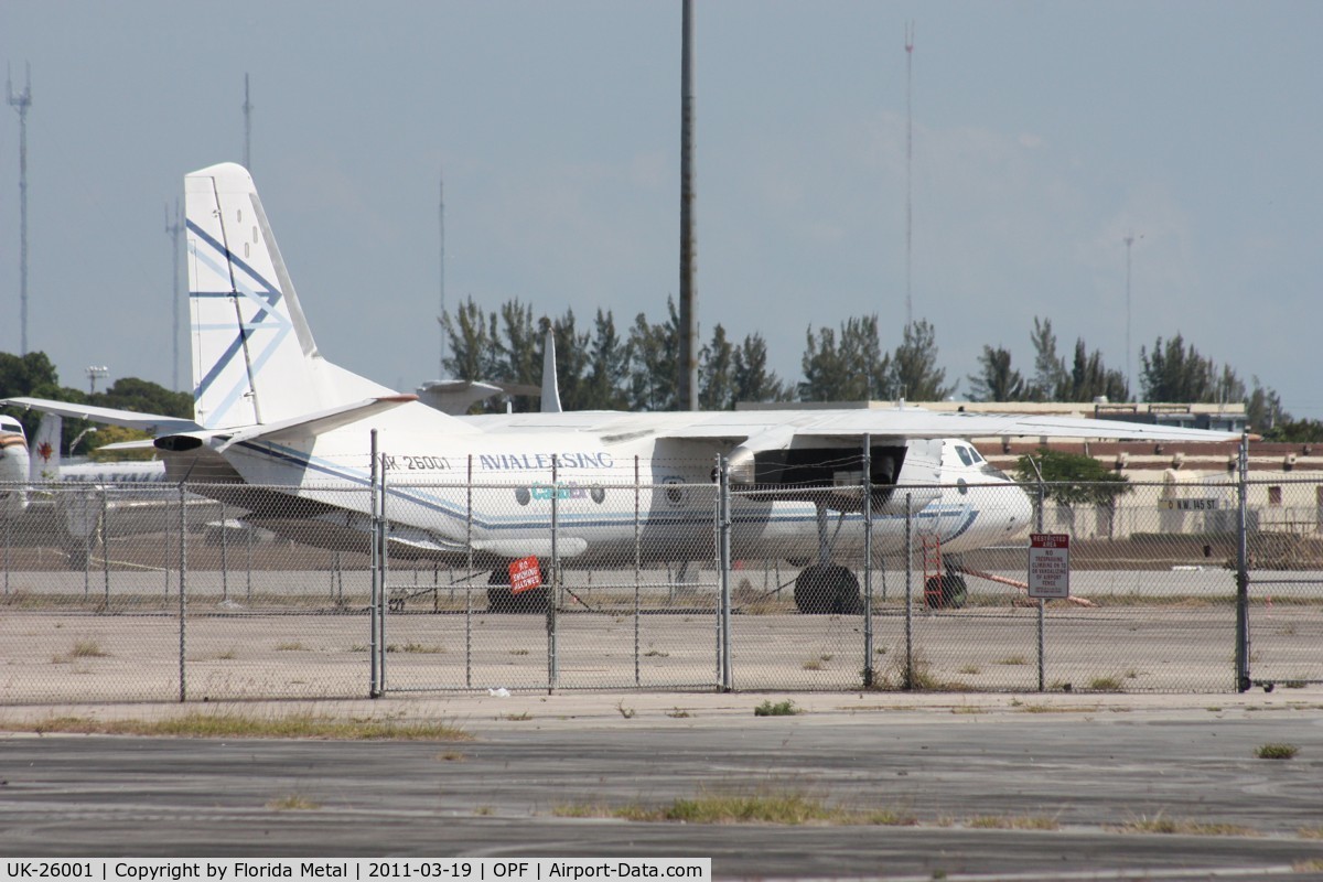 UK-26001, Antonov An-26B C/N 67314402, Avia Leasing AN-26B