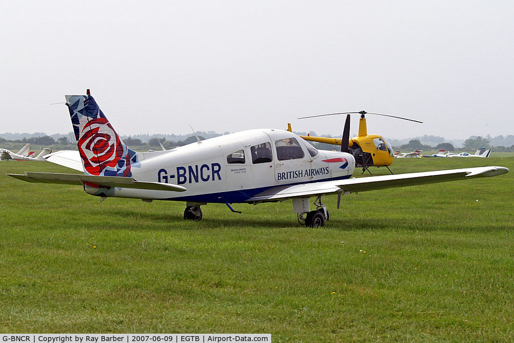 G-BNCR, 1980 Piper PA-28-161 Cherokee Warrior II C/N 28-8016111, Piper PA-28-161 Warrior II [28-8016111] Booker~G 09/06/2007.