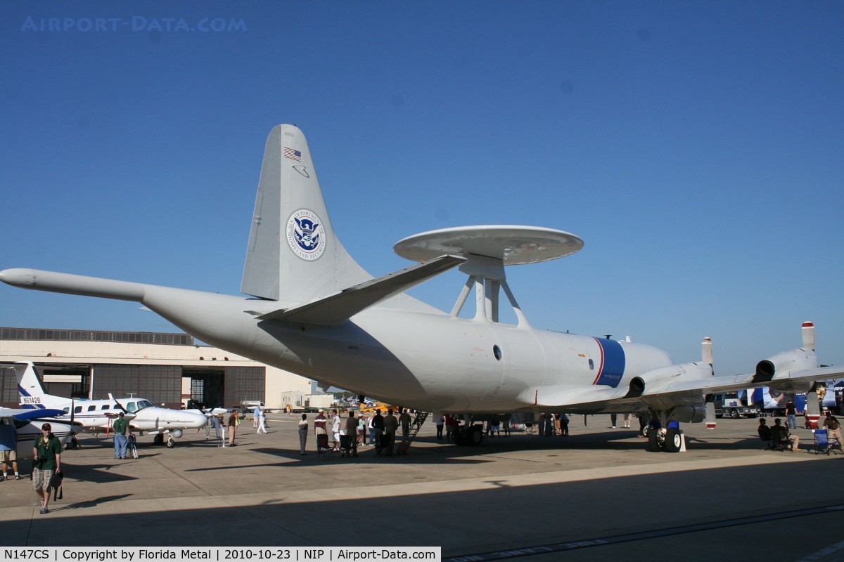 N147CS, Lockheed P-3 AEW&C C/N 185-5162, DHS P-3B