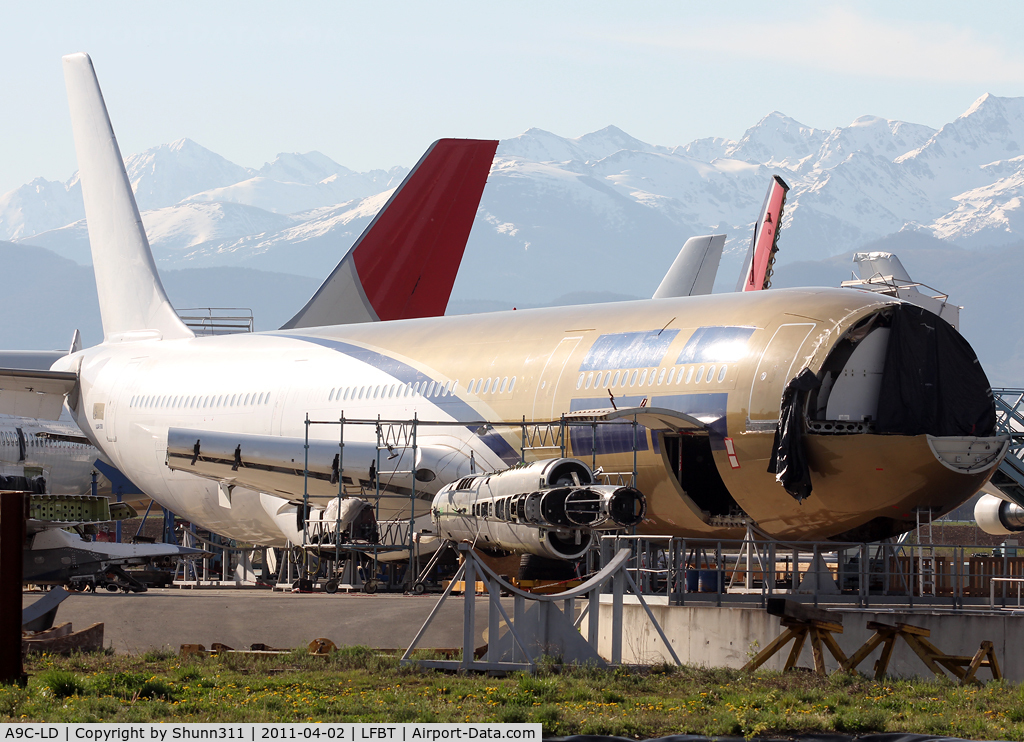 A9C-LD, 1995 Airbus A340-312 C/N 097, Scrapping process engaged...