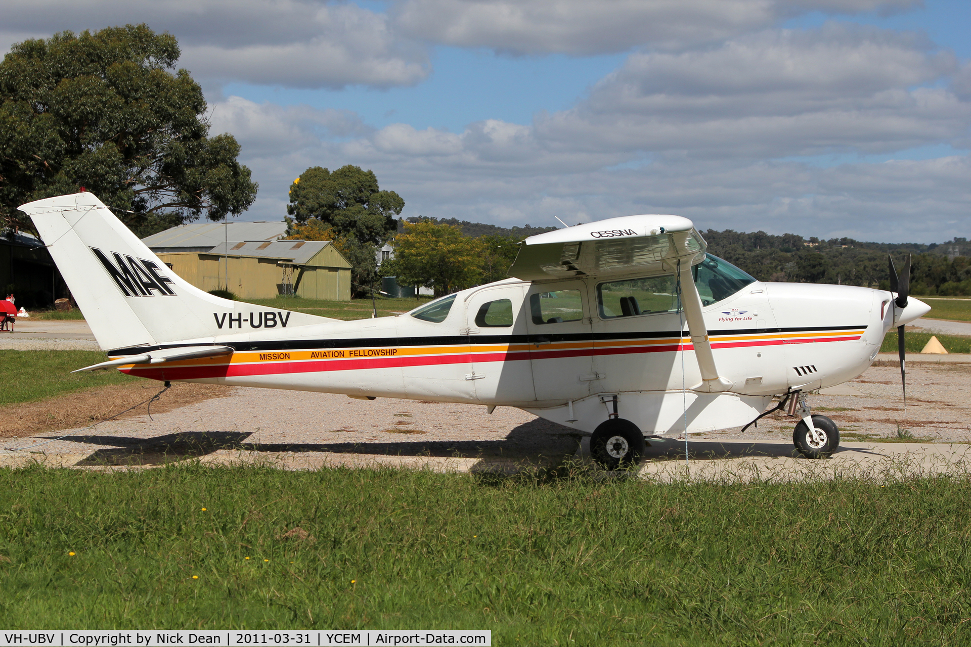 VH-UBV, 1980 Cessna U206G Stationair C/N U20605671, YCEM