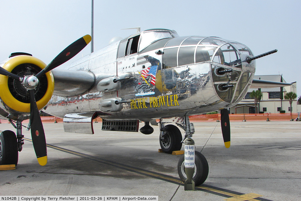 N1042B, 1944 North American B-25N Mitchell C/N 108-35148, At Tyndall AFB - 2011 Gulf Coast Salute Show