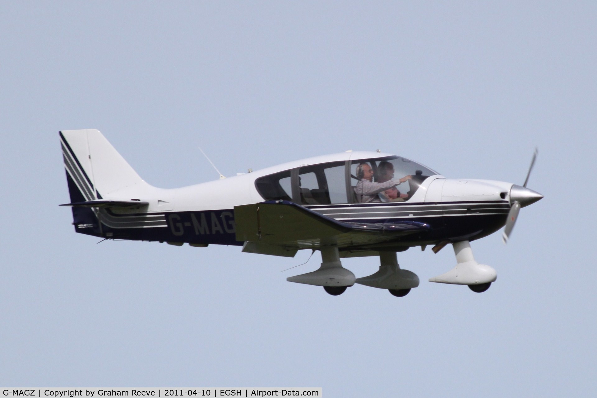 G-MAGZ, 2005 Robin DR-400-500 President C/N 35, Landing at Norwich.
