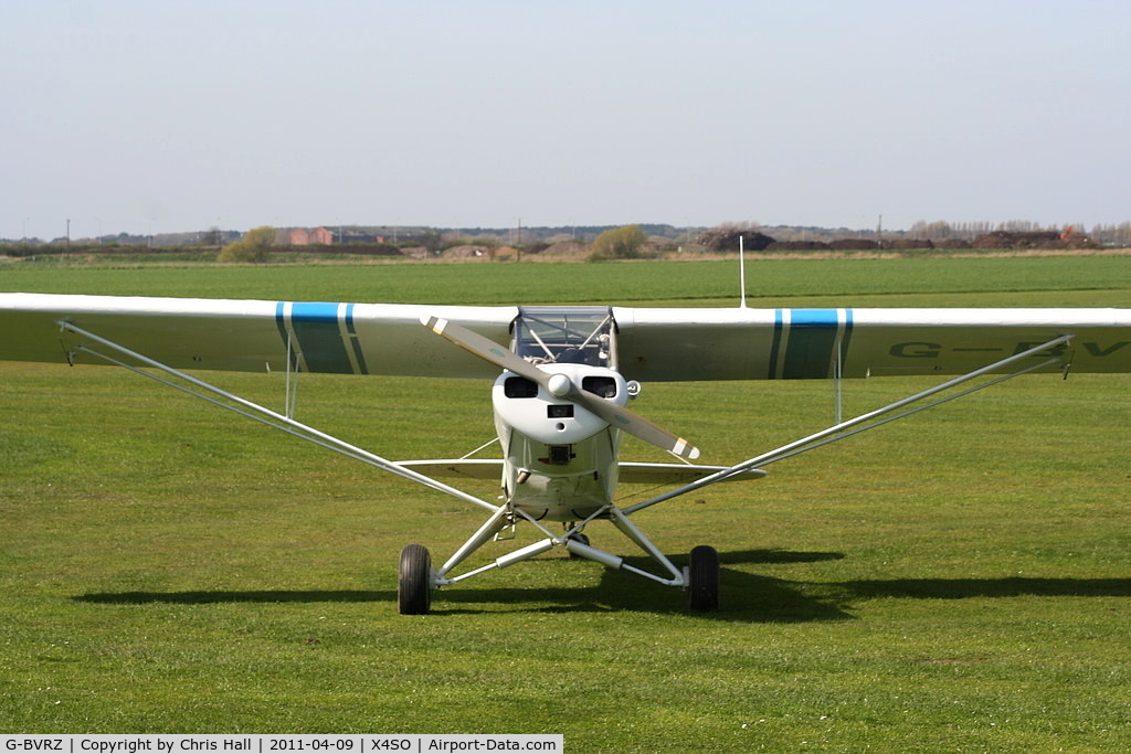 G-BVRZ, 1954 Piper L-18C Super Cub (PA-18-95) C/N 18-3381, at Ince Blundell microlight field