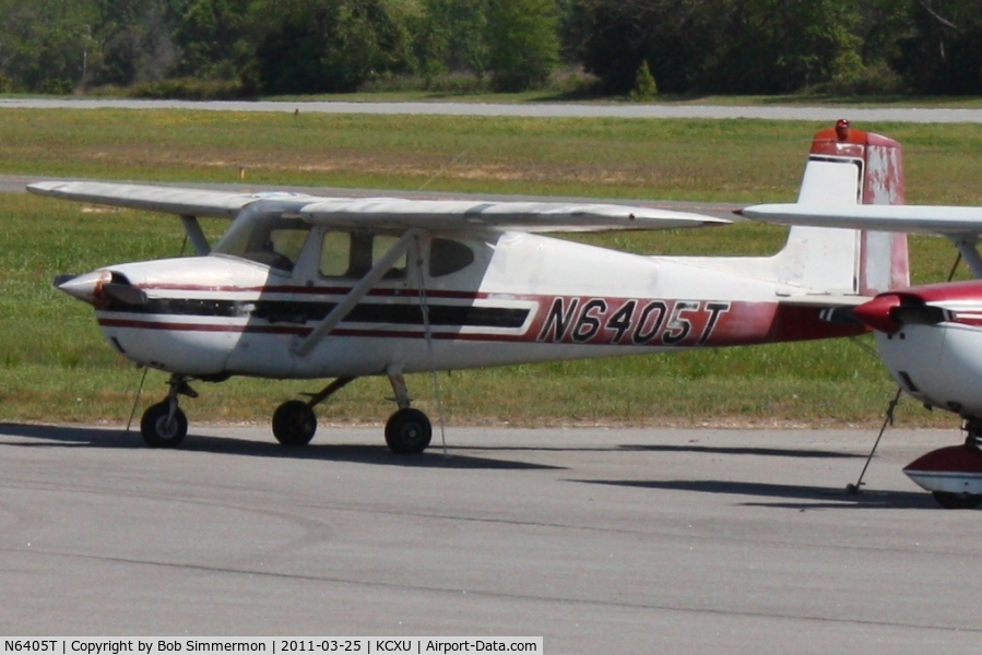 N6405T, 1959 Cessna 150 C/N 17805, On the ramp at Camilla, GA