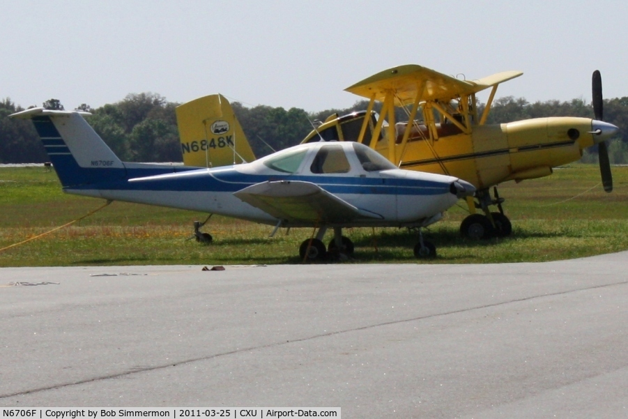 N6706F, 1979 Beech 77 Skipper C/N WA-51, On the ramp at Camilla, GA