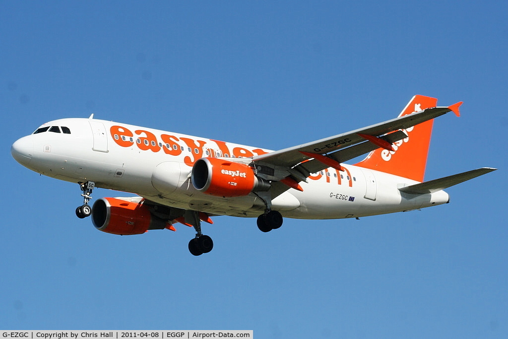 G-EZGC, 2010 Airbus A319-111 C/N 4444, easyJet