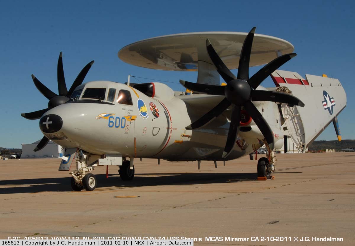 165813, Northrop Grumman E-2C Hawkeye 2000 C/N A184, at MCAS Miramar for CONA