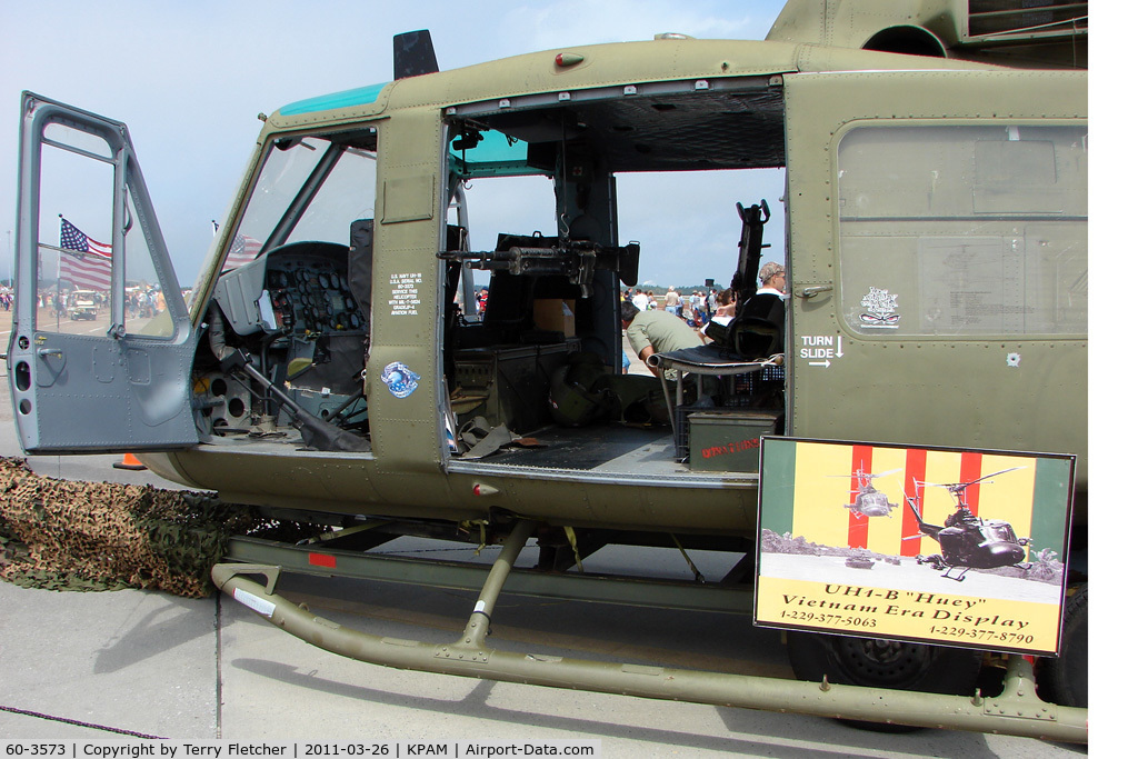 60-3573, 1960 Bell UH-1B Iroquois C/N 219, At Tyndall AFB - 2011 Gulf Coast Salute Show 
- c/n 219
