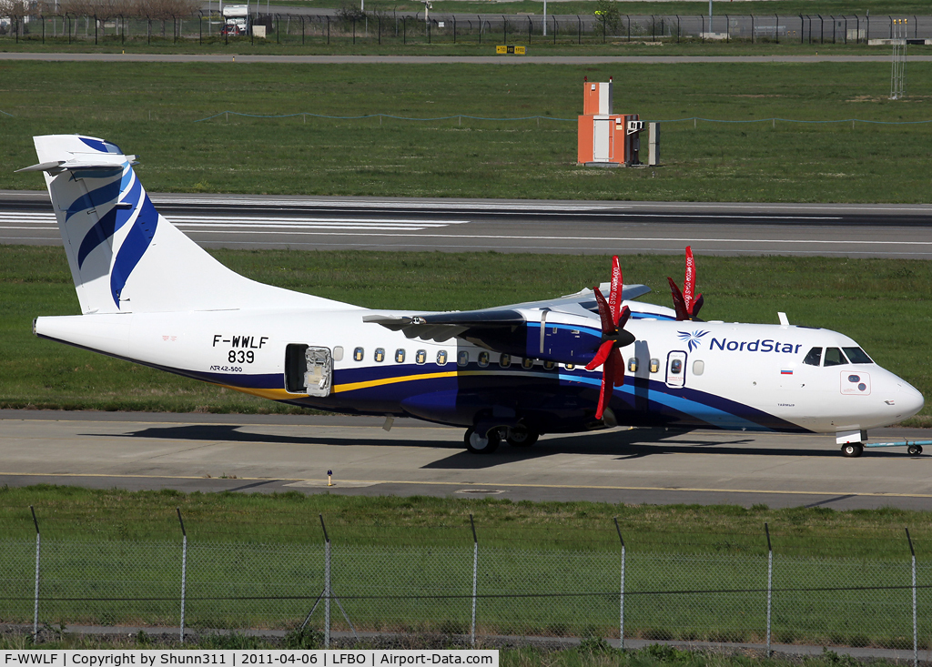 F-WWLF, 2011 ATR 42-500 C/N 839, C/n 839