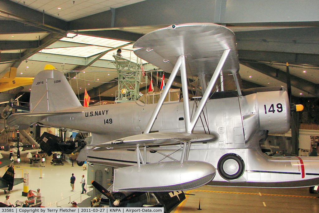 33581, Grumman J2F-6 Duck C/N Not found 33581, Displayed at Pensacola Naval Aviation Museum
Nose Code 149