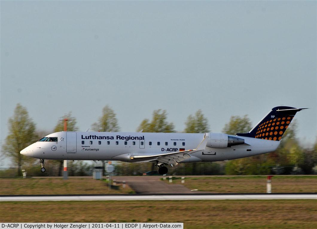 D-ACRP, 2002 Bombardier CRJ-200ER (CL-600-2B19) C/N 7625, Todays last approach from DUS