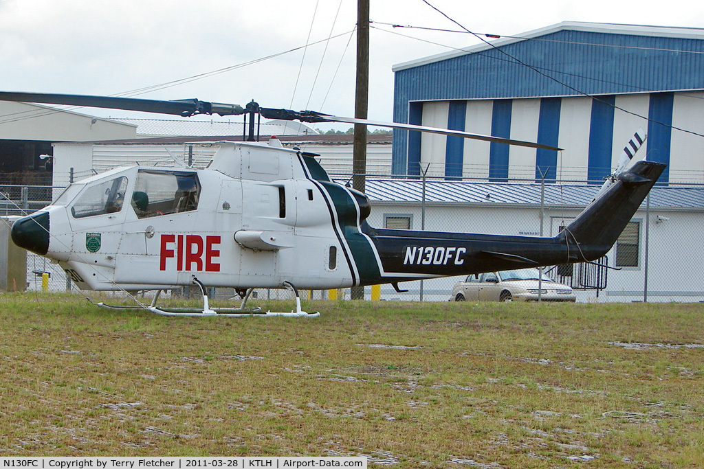 N130FC, Bell 209 C/N 76-22694, Forestry Commision lot at Tallahassee Regional