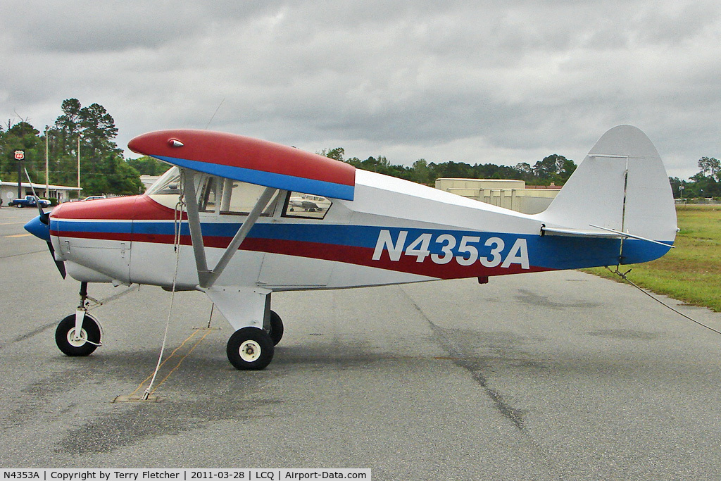 N4353A, 1956 Piper PA-22-150 C/N 22-3709, 1956 Piper PA-22-150, c/n: 22-3709