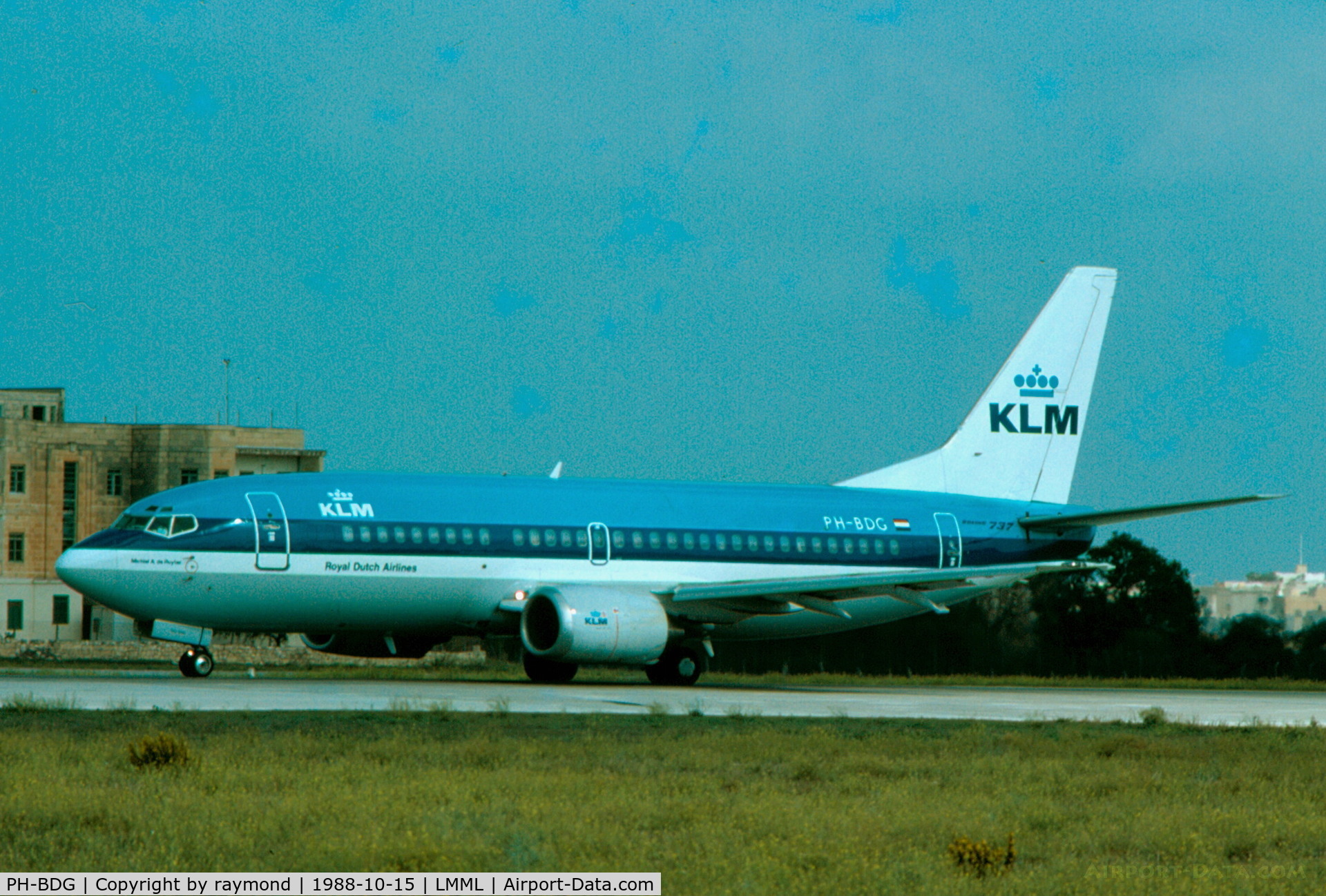 PH-BDG, 1986 Boeing 737-306 C/N 23542, B737-300 PH-BDG KLM