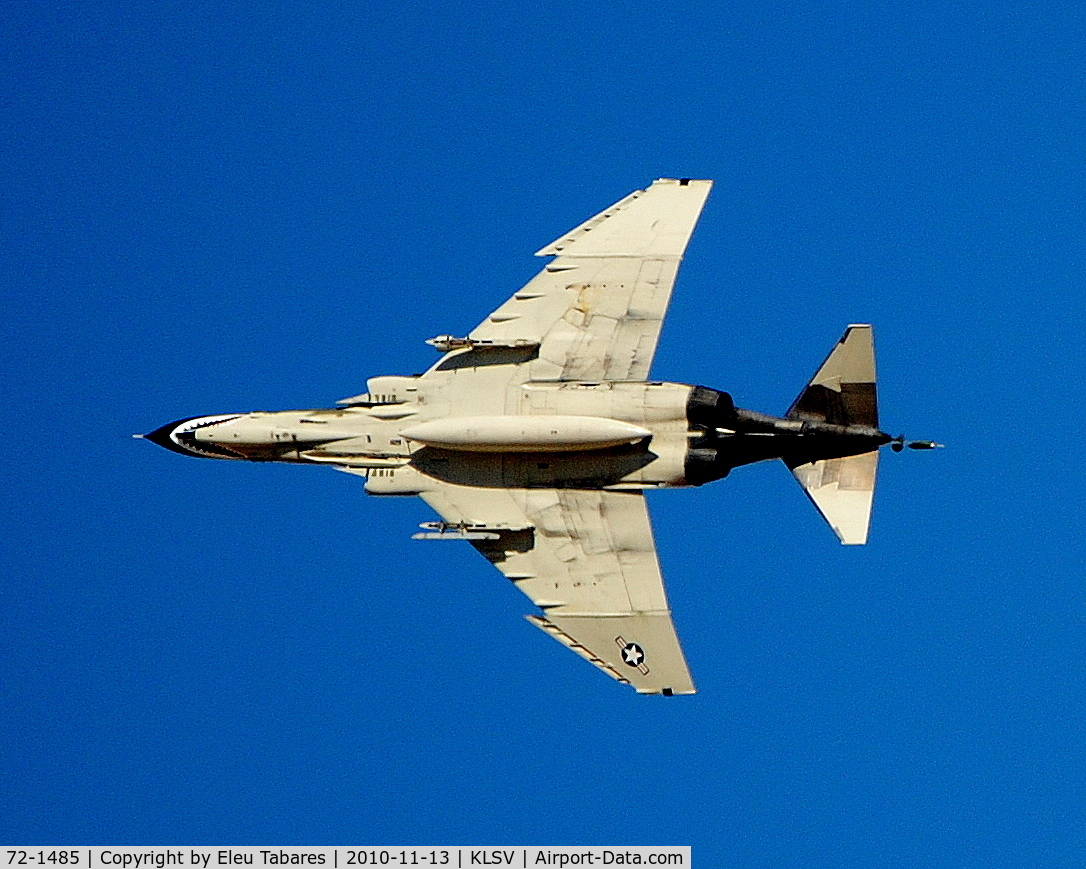 72-1485, 1972 McDonnell Douglas F-4E Phantom II C/N 4442, Taken over Nellis Air Force Base, Nevada.