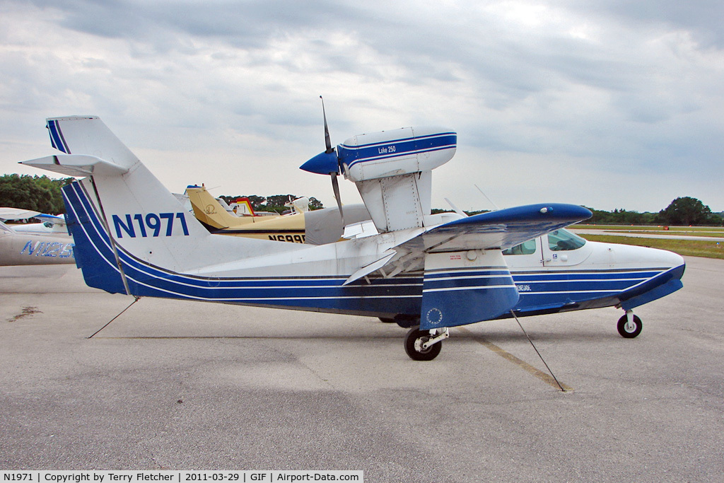 N1971, Lake LA-250 C/N 2, Lake Aircraft Inc LA250, c/n: 2