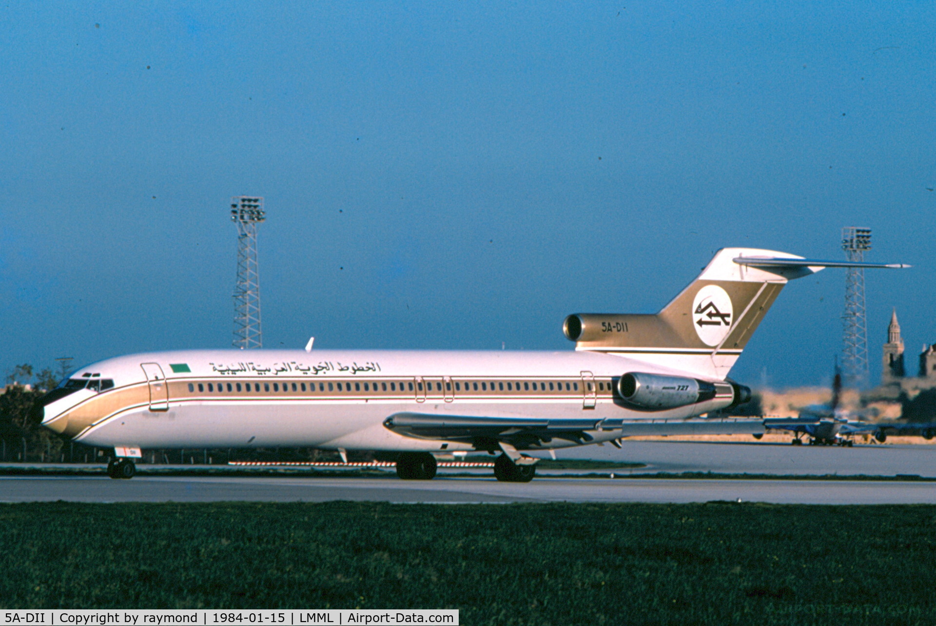 5A-DII, 1978 Boeing 727-2L5 C/N 21540, B727 5a-DII Libyan Arab Airlines