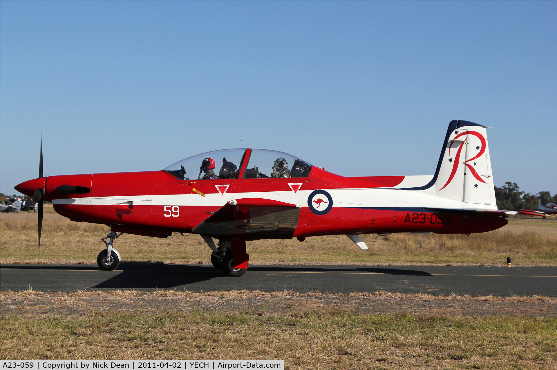 A23-059, Pilatus PC-9A C/N 559, YECH AAAA National fly in 2011