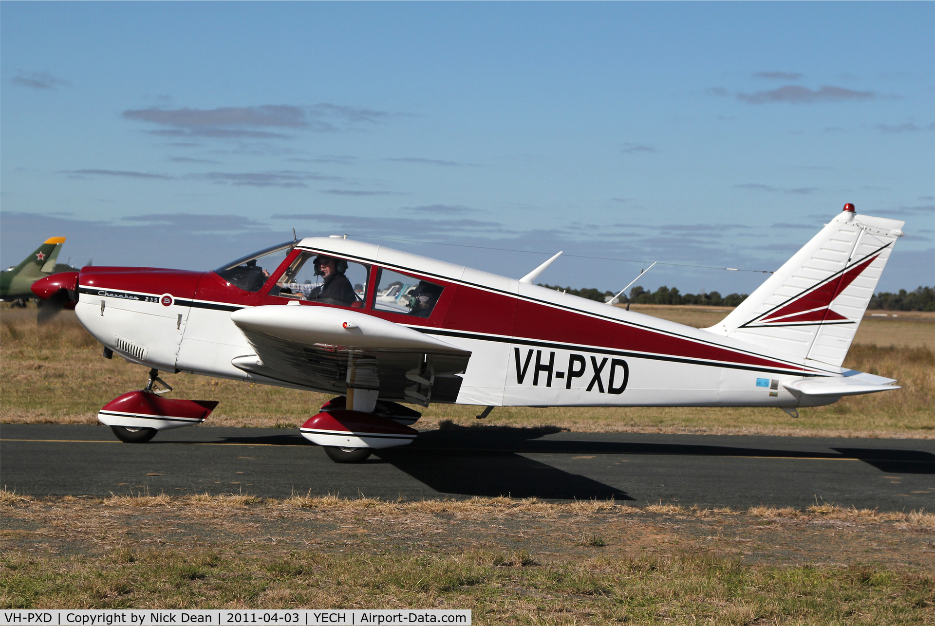 VH-PXD, 1967 Piper PA-28-235 C/N 28-11018, YECH AAAA National fly in