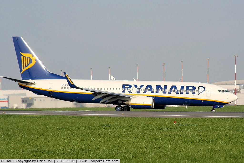 EI-DAF, 2002 Boeing 737-8AS C/N 29939, Ryanair