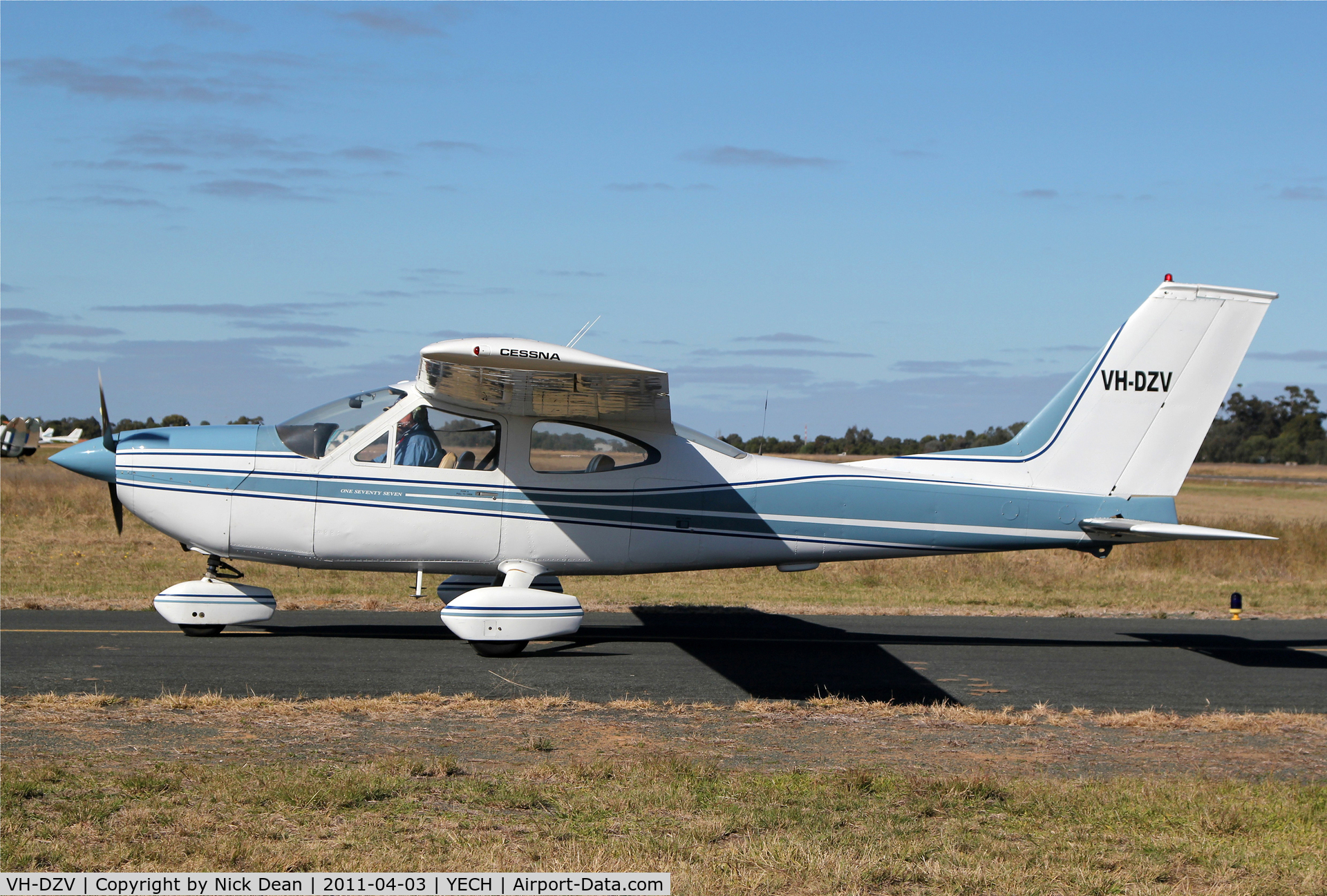 VH-DZV, 1967 Cessna 177 Cardinal C/N 17700162, YECH AAAA National fly in 2011
