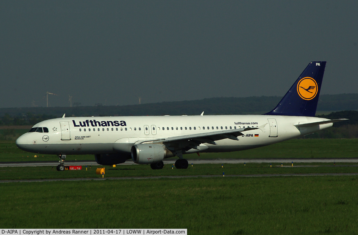 D-AIPA, 1989 Airbus A320-211 C/N 0069, Lufthansa Airbus A320