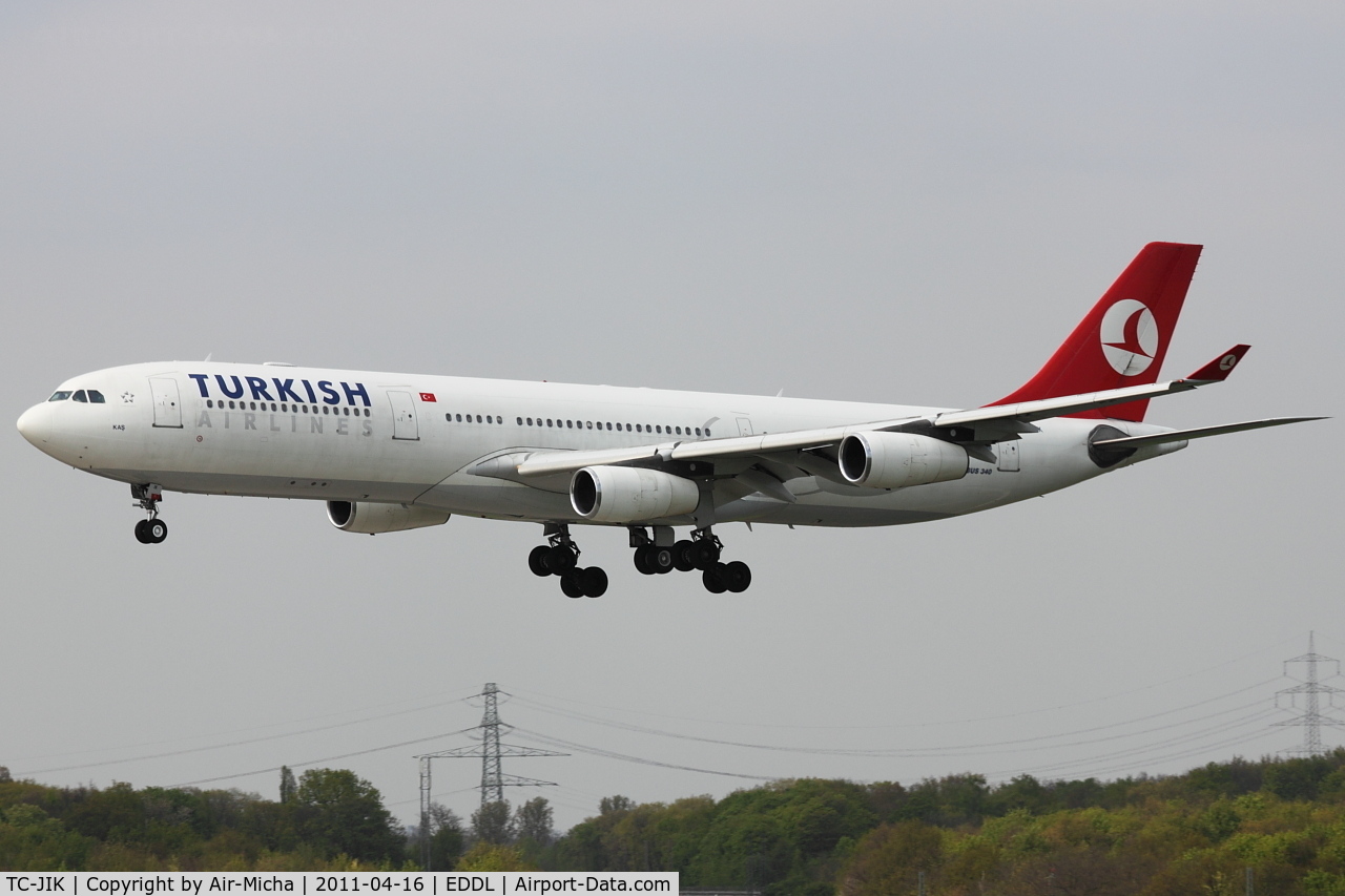 TC-JIK, 1999 Airbus A340-313 C/N 257, Turkish Airlines, Name: Kas