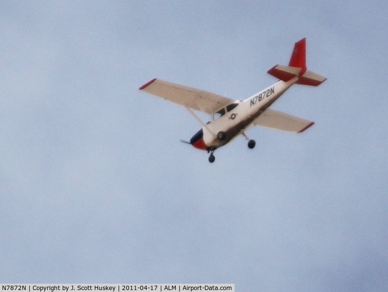 N7872N, 1967 Cessna R172E C/N R172-0263, Flying south of Alamogordo