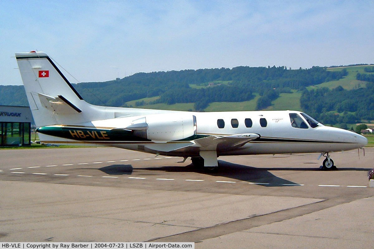HB-VLE, 1976 Cessna 500 Citation I C/N 500-0313, Cessna Citation I [500-0313] Bern-Belp~HB 23/07/2004