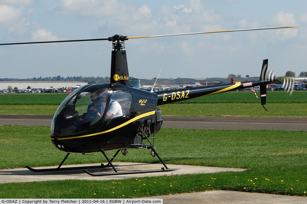G-OSAZ, 1989 Robinson R22 Beta C/N 1005, 1989 Robinson Helicopter Co Inc ROBINSON R22 BETA, c/n: 1005 (ex G-DERB)