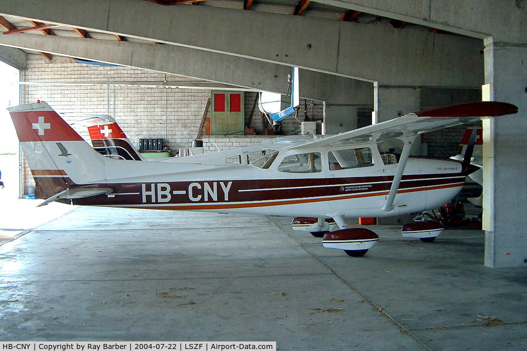 HB-CNY, 1978 Reims F172N II Skyhawk C/N 1681, R/Cessna F.172N Skyhawk [1681] Birrfeld~HB 22/07/2004
