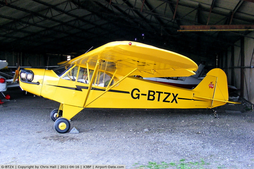 G-BTZX, 1949 Piper J3C-65 Cub Cub C/N 18871, at Bidford Airfield