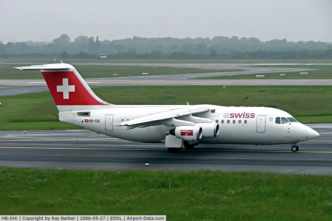HB-IXK, 1993 British Aerospace Avro 146-RJ85 C/N E.2235, HB-IXK   BAe 146-RJ85 [E2235] (Swiss European Air Lines) Dusseldorf~D 27/05/2006
