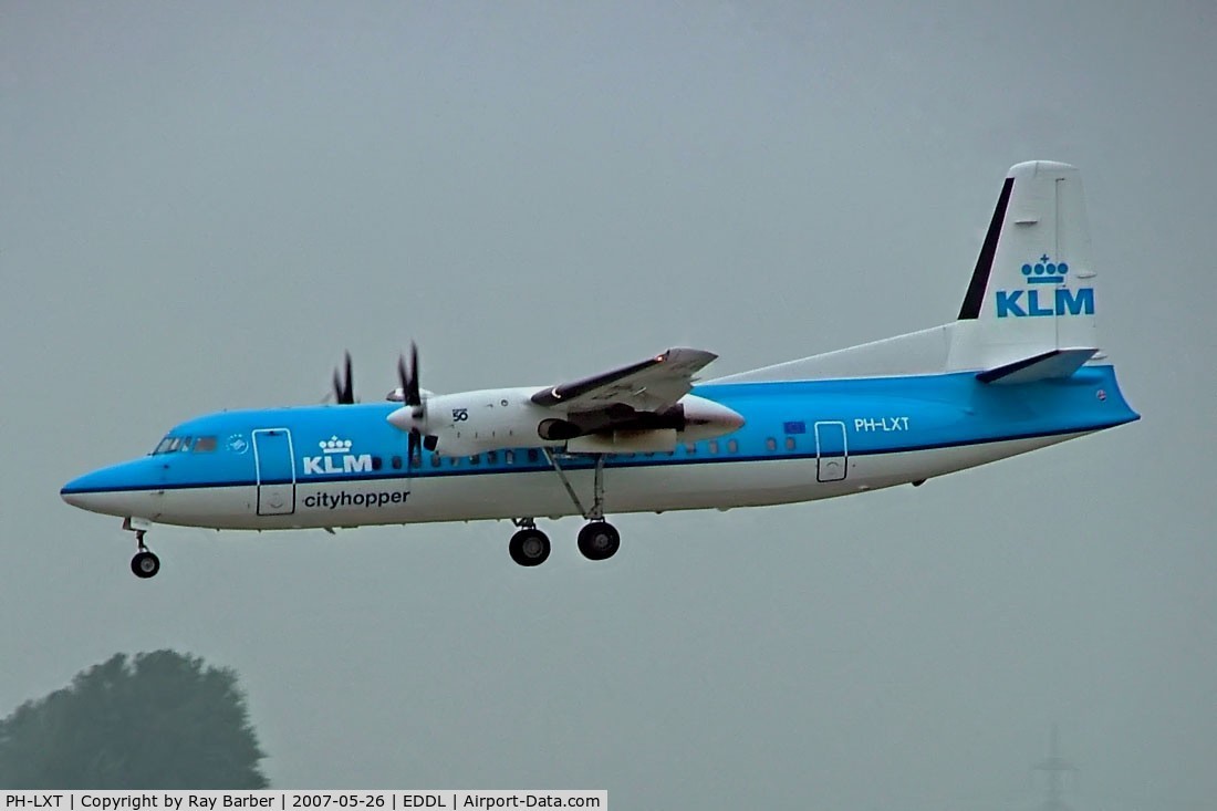 PH-LXT, 1993 Fokker 50 C/N 20279, Fokker F-50 [20279] KLM Cityhopper Dusseldorf~D 27/05/2006