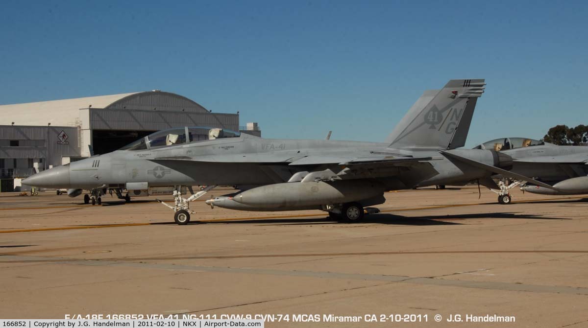 166852, Boeing F/A-18F Super Hornet C/N F200, at MCAS Miramar CA