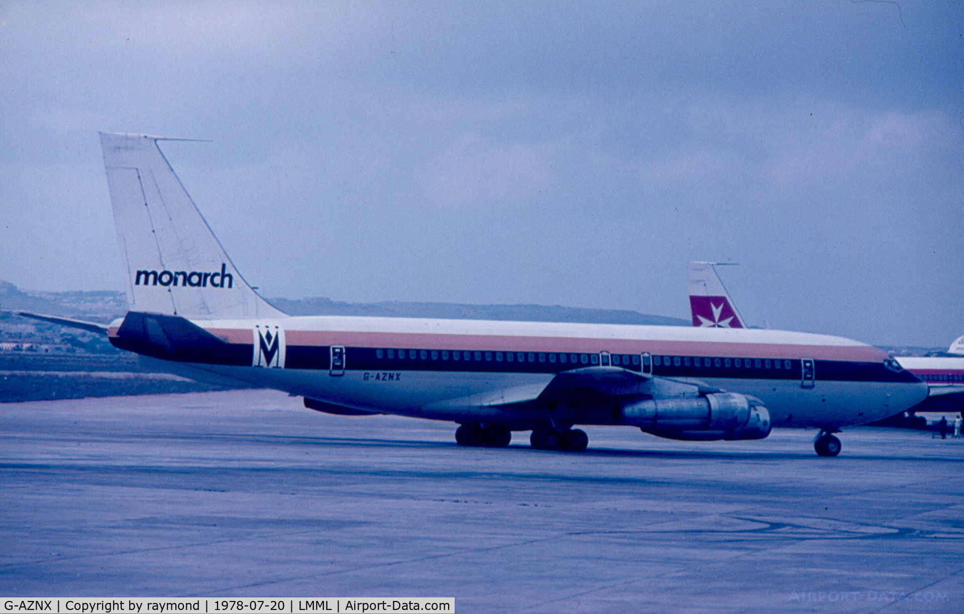 G-AZNX, 1961 Boeing 720-051B C/N 18383, B720b G-AZNX Monarch Airlines