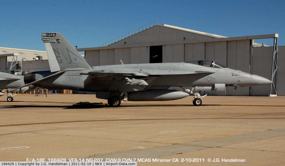 166429, Boeing F/A-18E Super Hornet C/N E074, at MCAS Miramar CA