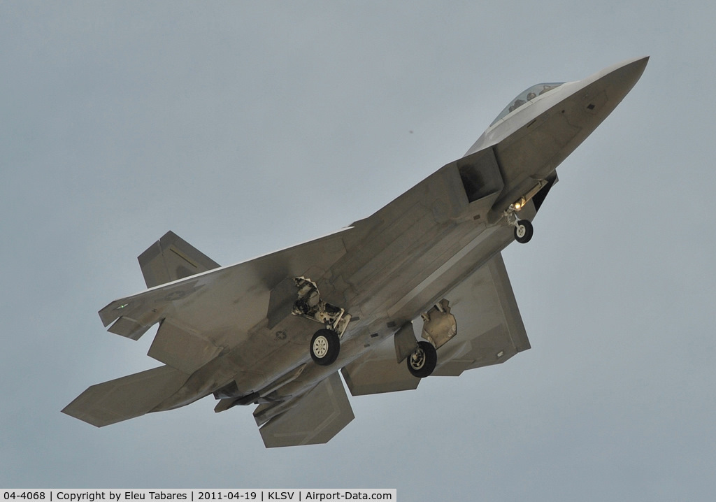 04-4068, 2004 Lockheed Martin F-22A Raptor C/N 4068, Taken during Green Flag Exercise at Nellis Air Force Base, Nevada.