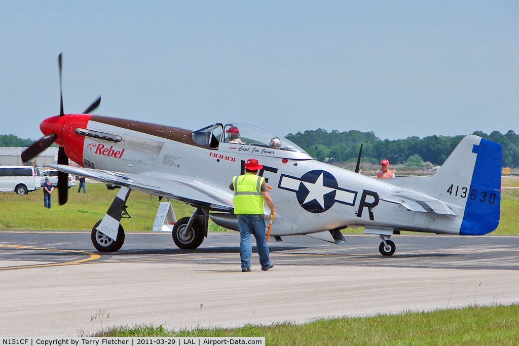 N151CF, 1944 North American P-51D Mustang C/N 44-84933N, 2011 Sun n Fun  - Lakeland , Florida