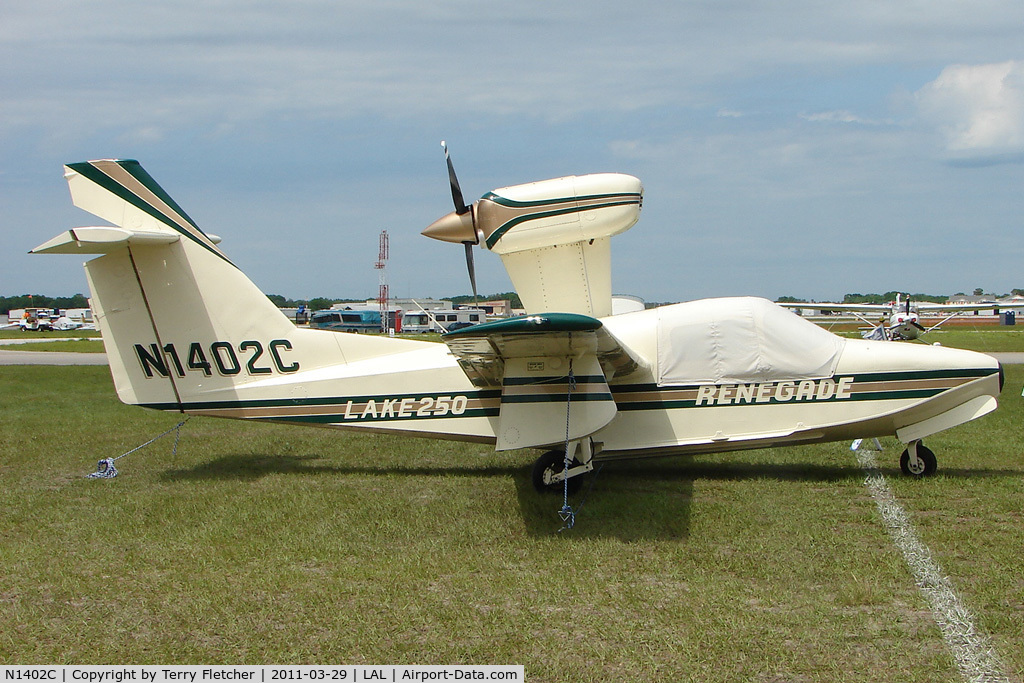 N1402C, 1984 Aerofab Inc Lake LA-4-250 C/N 15, 2011 Sun n Fun  - Lakeland , Florida