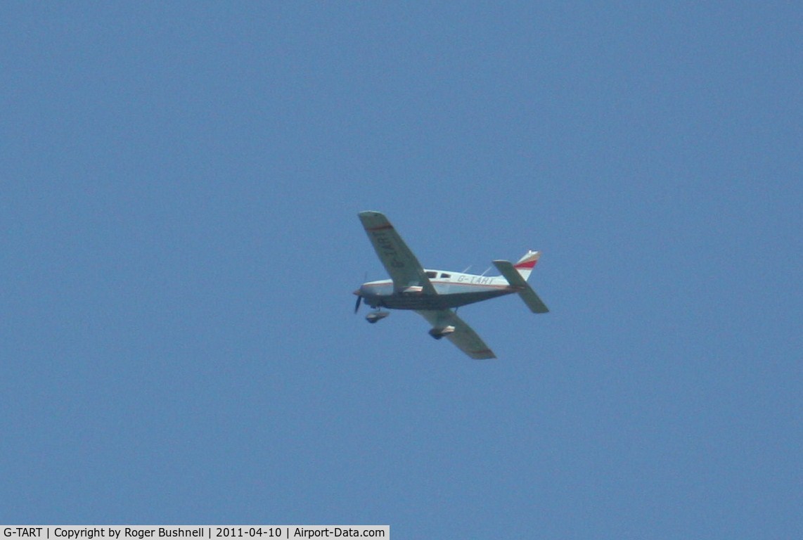G-TART, 1979 Piper PA-28-236 Dakota C/N 28-7911261, Flying over North Gorley Hampshire U.K.