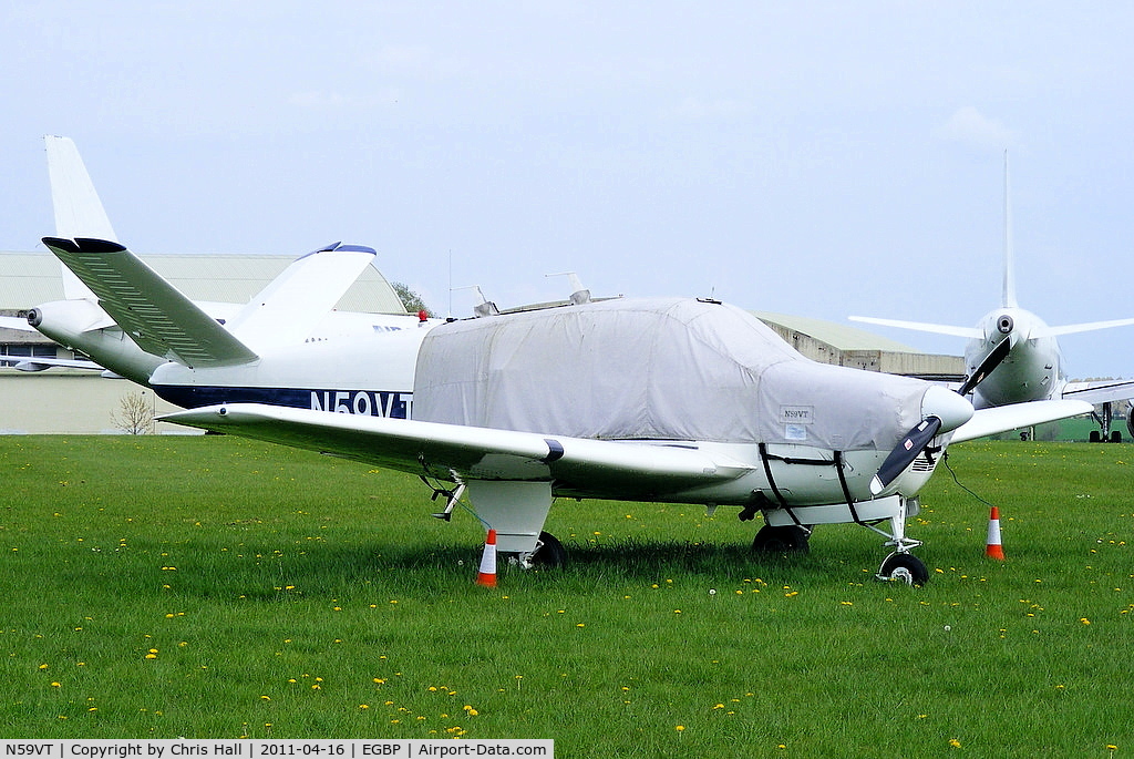 N59VT, 1959 Beech K35 Bonanza C/N D-5897, privately owned, based at Kemble