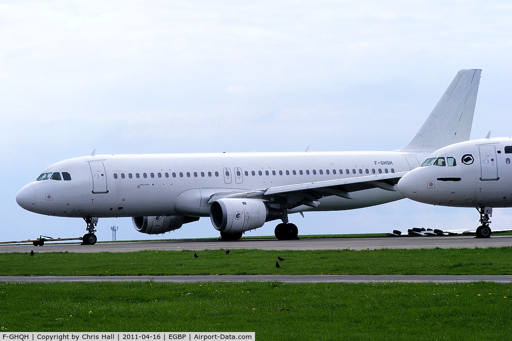 F-GHQH, 1990 Airbus A320-211 C/N 0156, ex Air France A320 waiting to be scrapped by ASI at Kemble