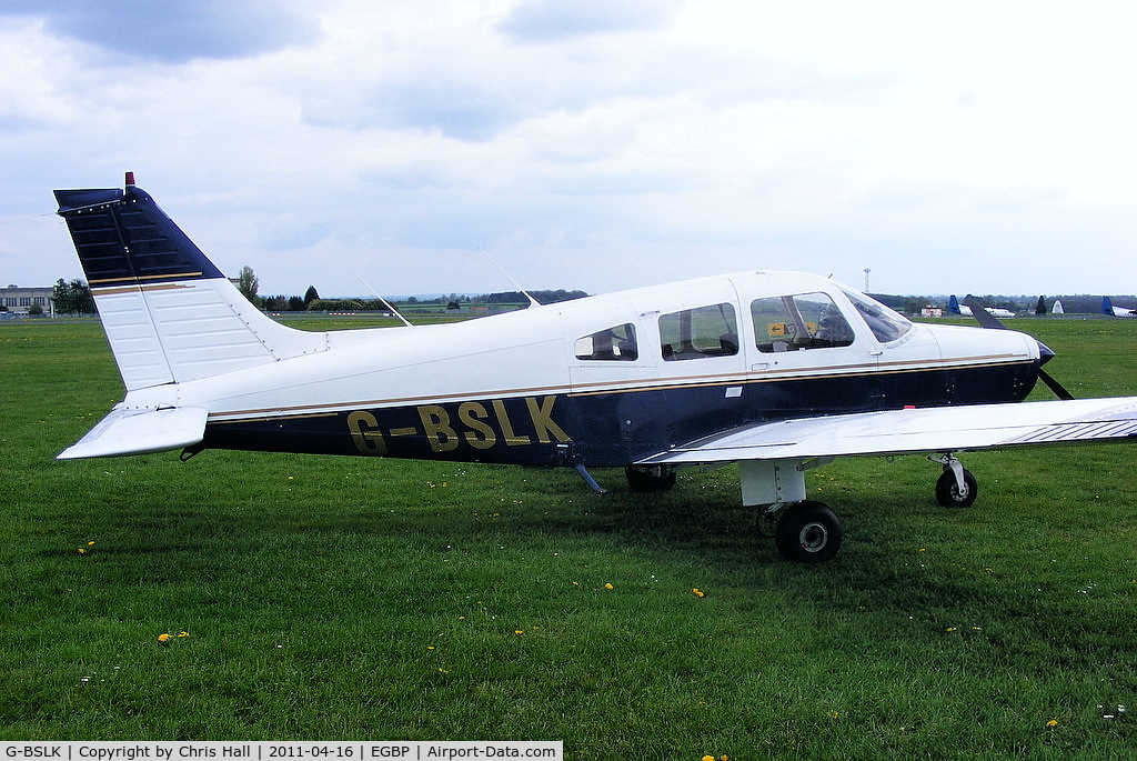 G-BSLK, 1979 Piper PA-28-161 Cherokee Warrior II C/N 28-7916018, visitor from Wellsbourne Mountford