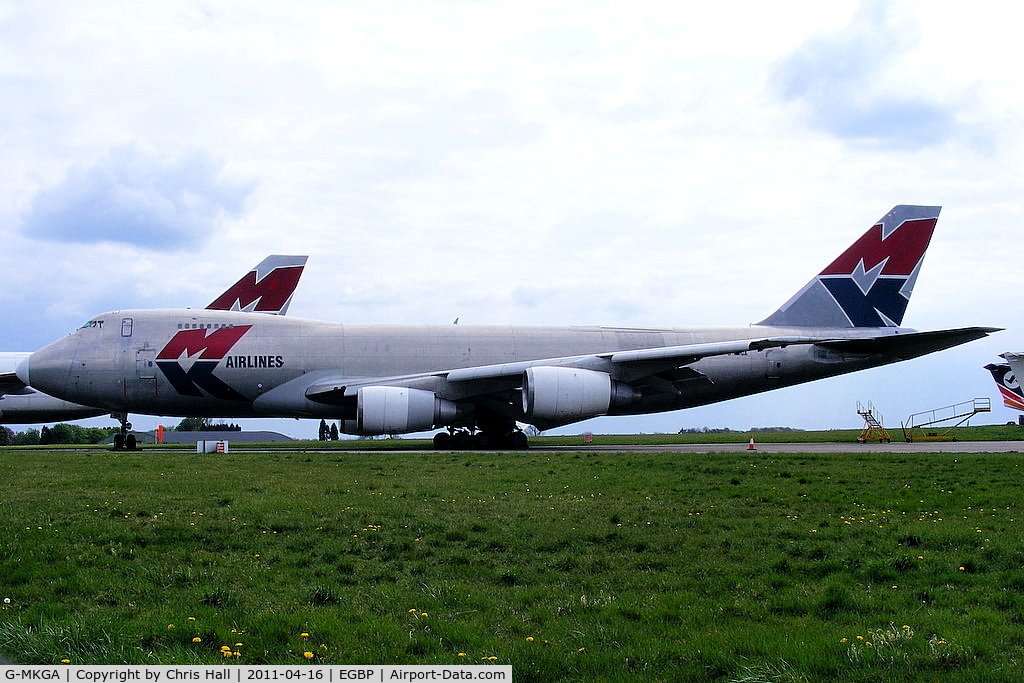 G-MKGA, 1979 Boeing 747-2R7F/SCD C/N 21650, ex MK Airlines, stored at Kemble