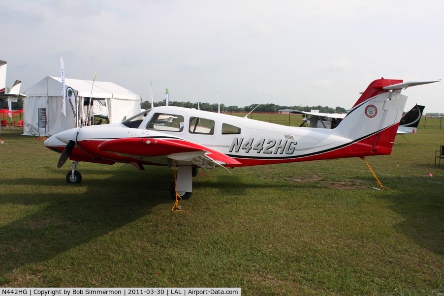 N442HG, 2001 Piper PA-44-180 Seminole C/N 4496056, On display at Sun N Fun 2011 - Lakeland, FL