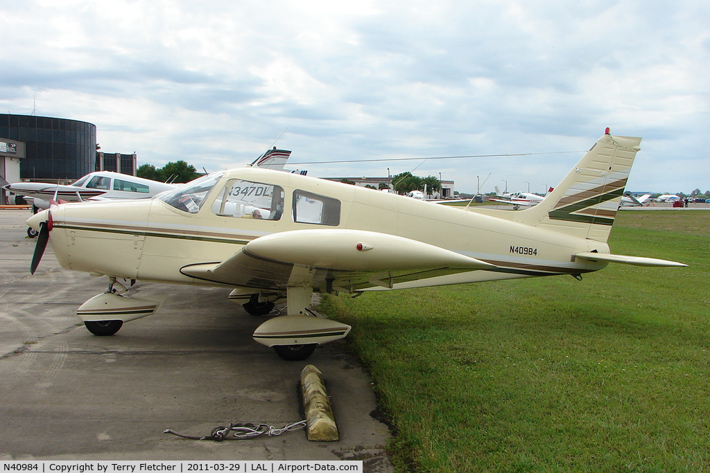 N40984, 1973 Piper PA-28-140 Cherokee C/N 28-7425199, 2011 Sun n Fun - Lakeland , Florida